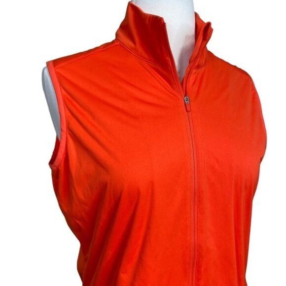 Nike Golf Vest Orange Womens Size Small - Picture 2 of 5
